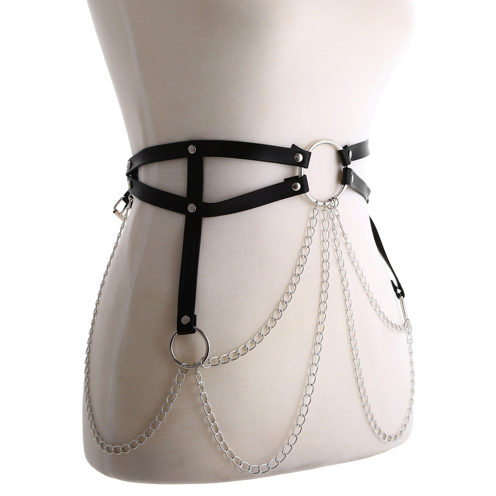 Sensual Chain Body Harness