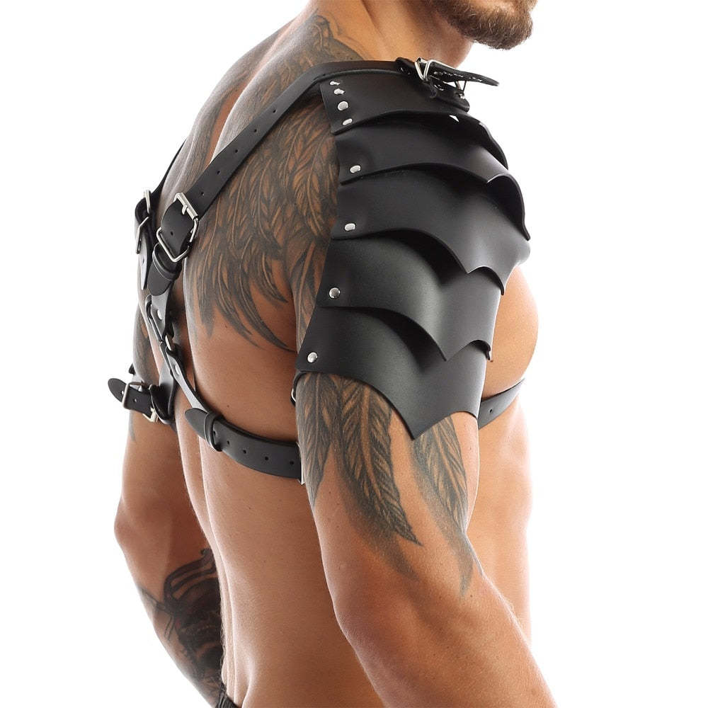 Masculine Leather Chest Strap