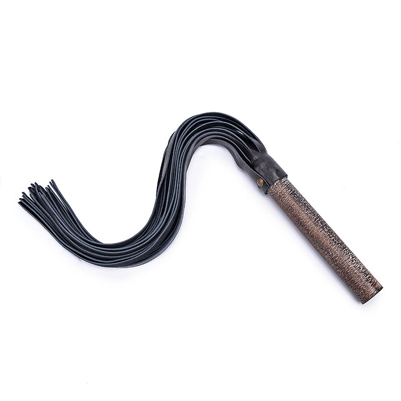 Archaize Wooden Handle BDSM Flogger - Sensual Sting