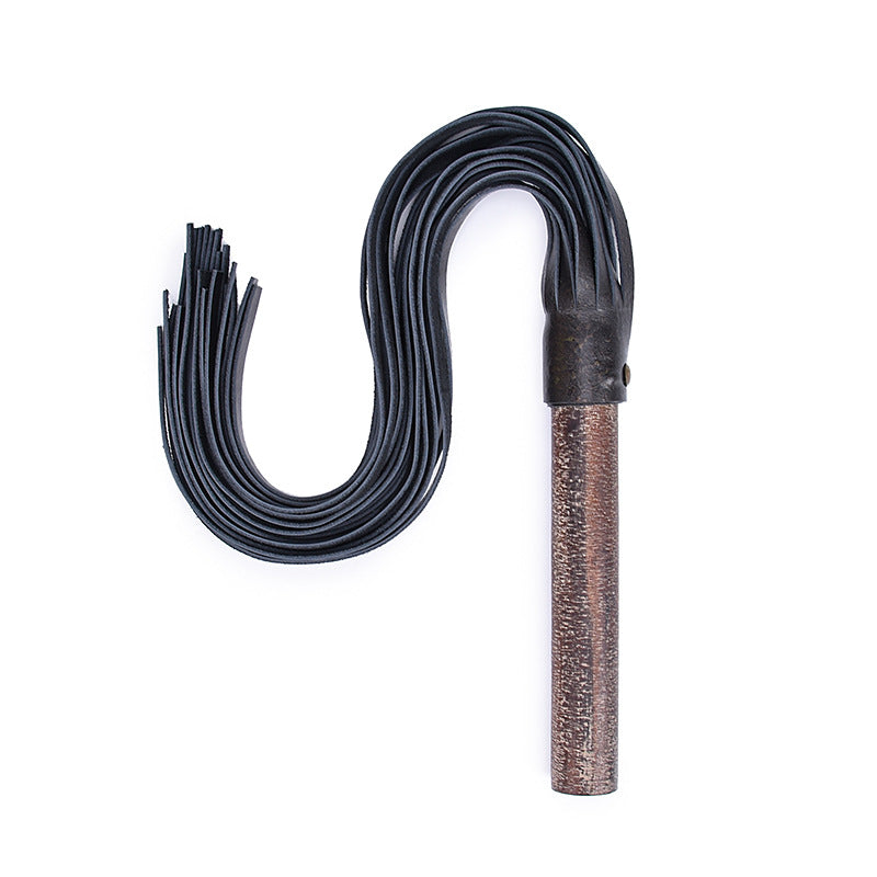 Archaize Wooden Handle BDSM Flogger - Sensual Sting