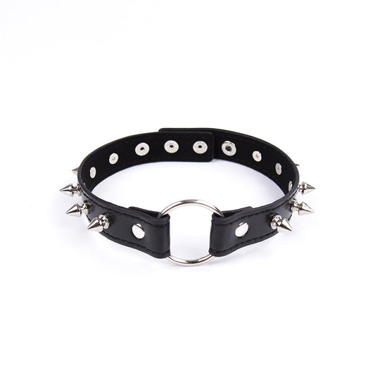 PU Tip Dog Leash Collar