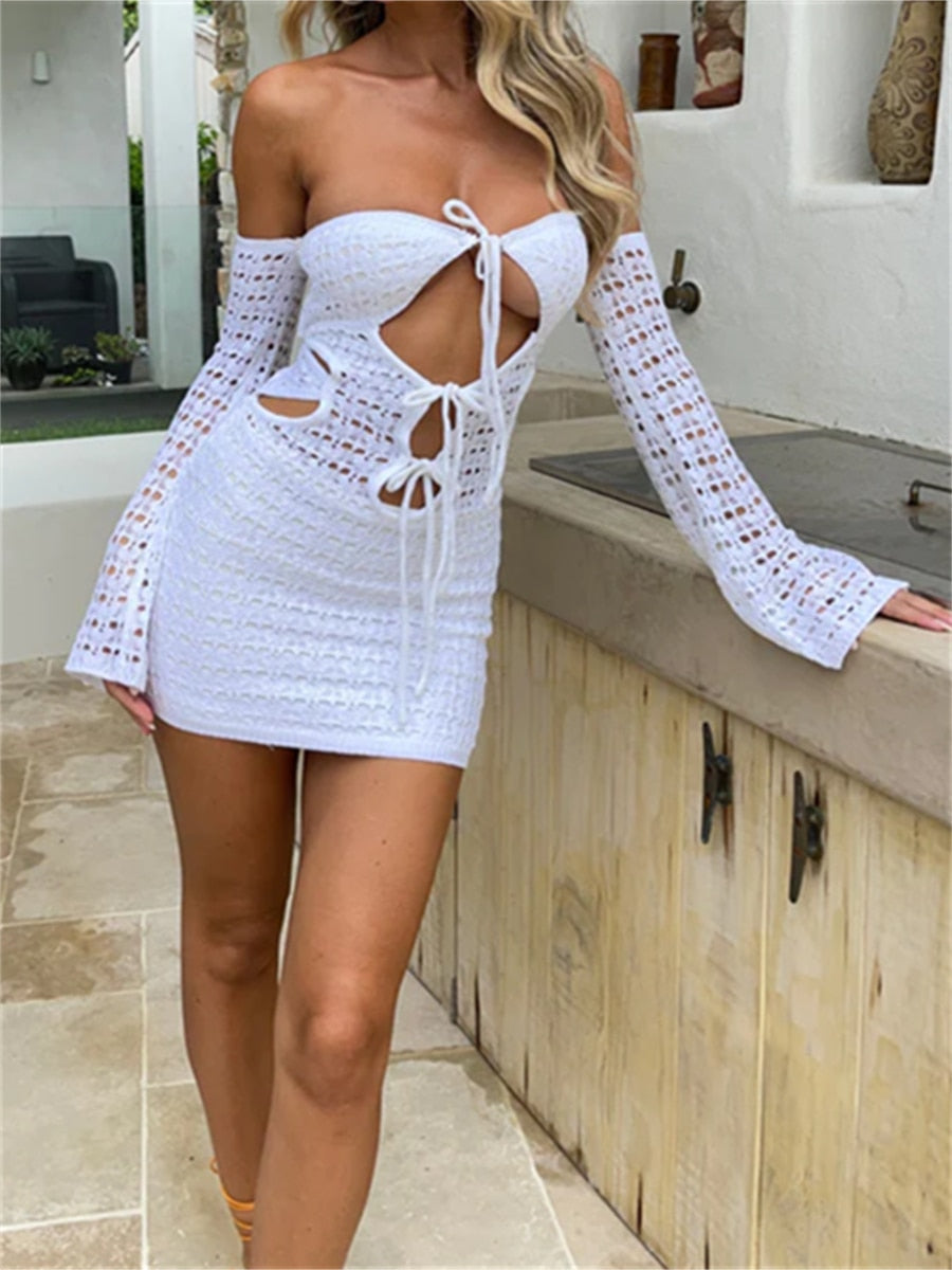 Sexy Off-Shoulder Mini Dress