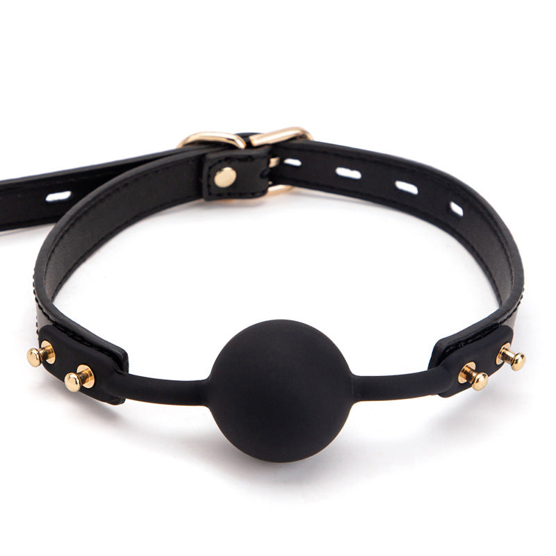 Bondage Collar Mask Genuine Leather