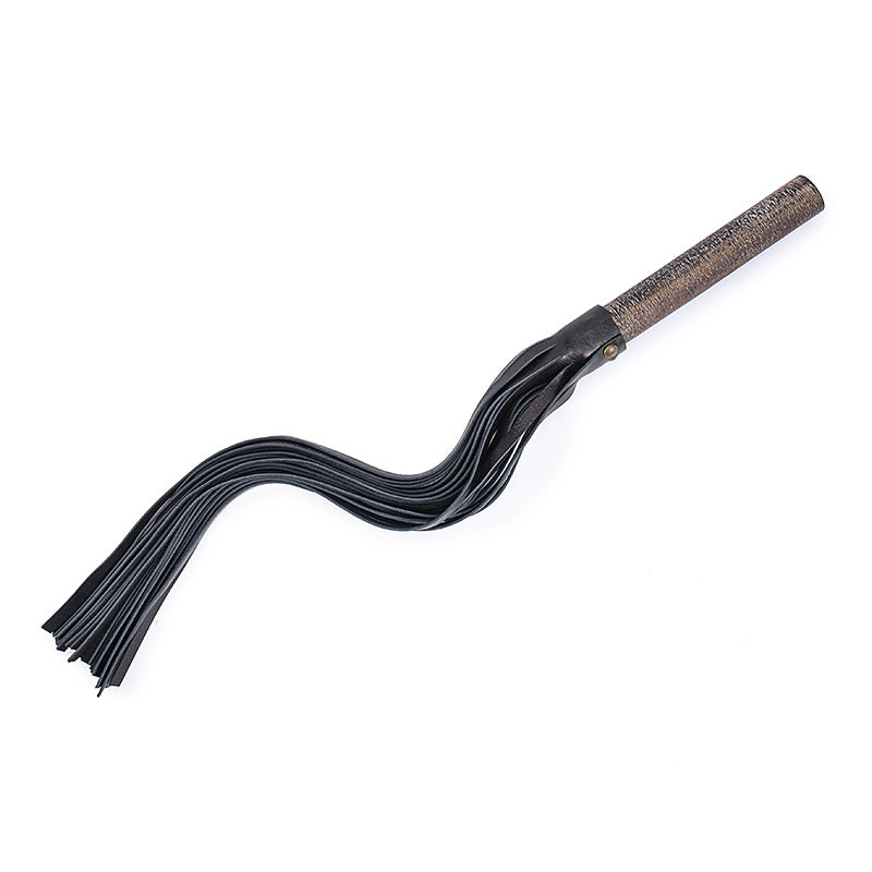 Archaize Wooden Handle BDSM Flogger - Sensual Sting