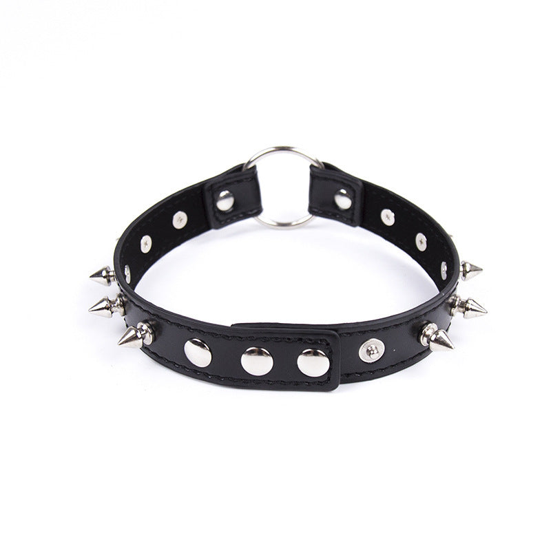 PU Tip Dog Leash Collar