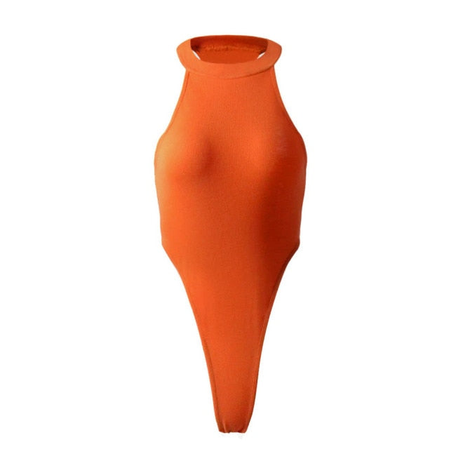 Sexy Soft Slim Bodysuit, orange